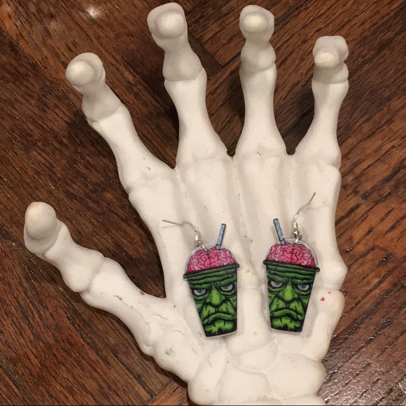 2X HP Zombie Juice Acrylic Earrings - Picture 3 of 6